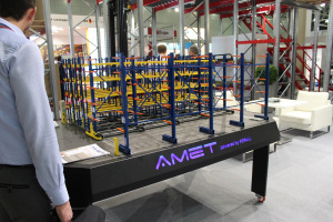 Стенд компании «АМЕТ» - проектирование, производство и импорт стеллажей